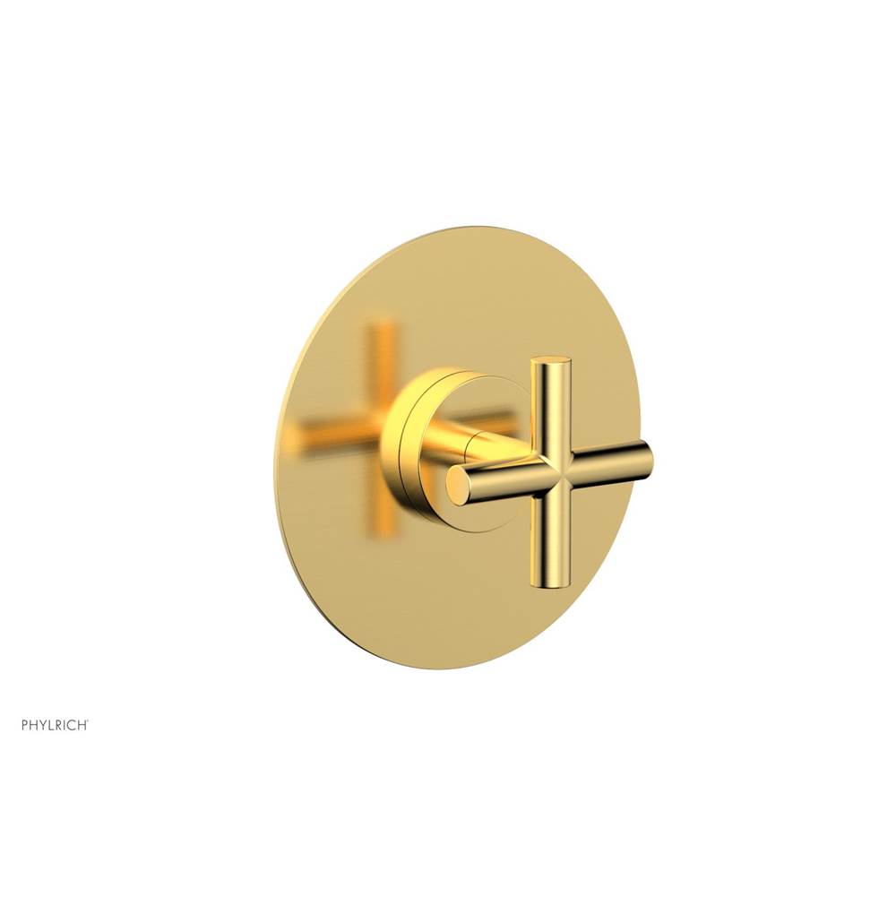 Phylrich - Transition 1/2in or 3/4in Thermostatic Shower Trim - Satin Gold