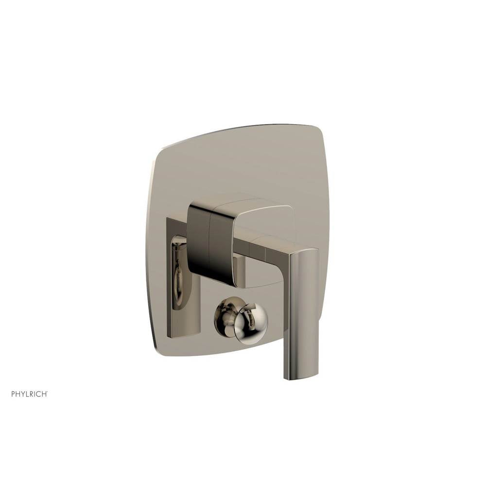 Phylrich - Pb Radi Shwr Plate W/Div, Lever Handle - Polished Nickel