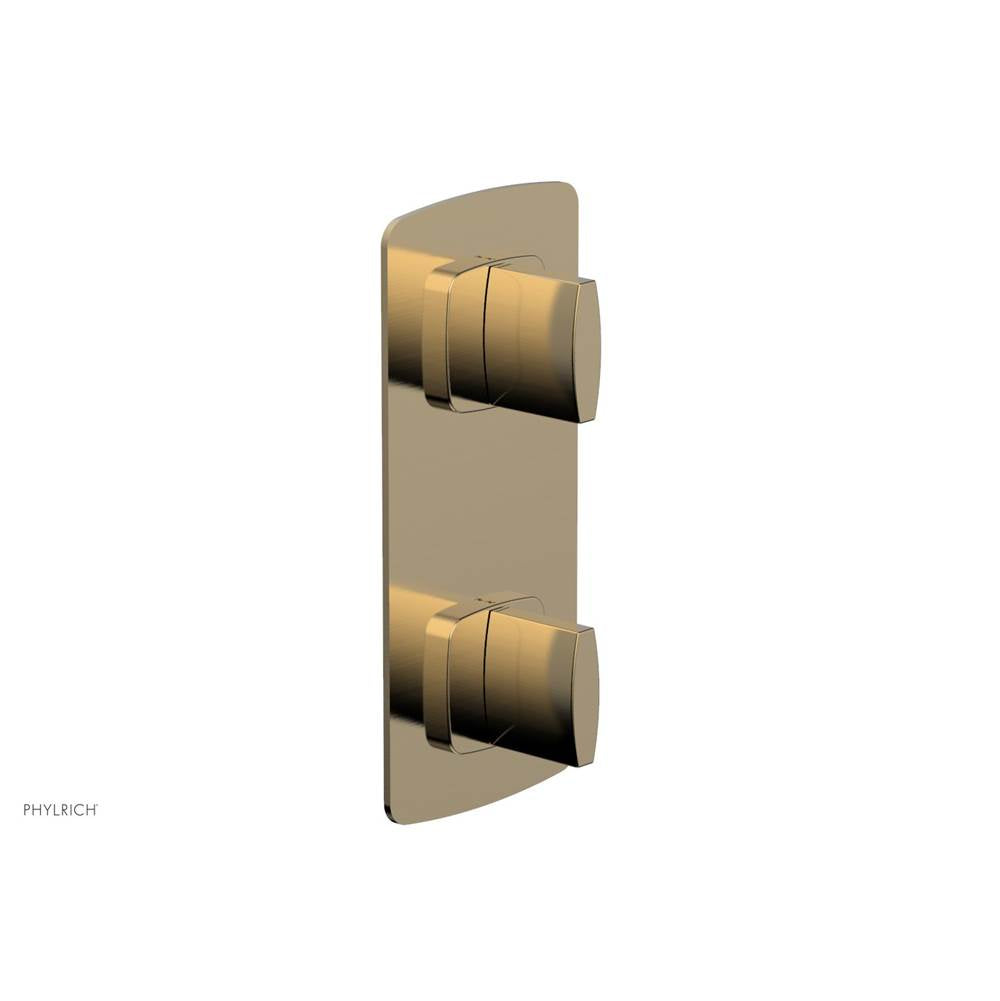 Phylrich - Ts Vlv Trim Radi W/Vol Contrl Or Div, Blade Hdl - Satin Brass
