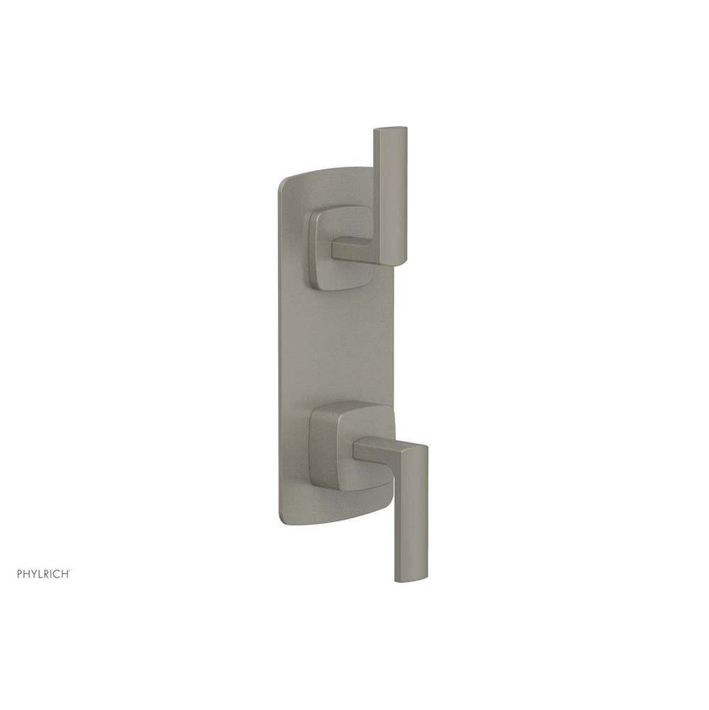 Phylrich - Ts Vlv Trim Radi W/Vol Contrl Or Div, Lever Hdl - Burnished Nickel