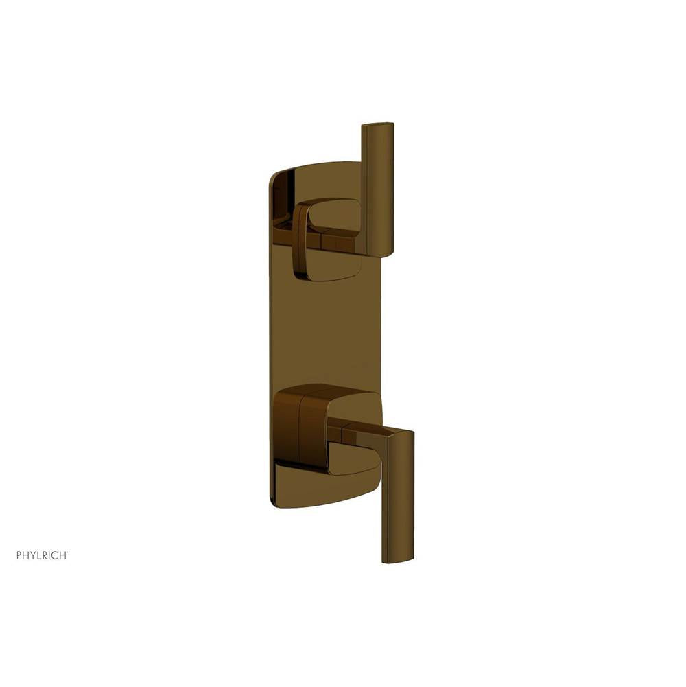 Phylrich - Ts Vlv Trim Radi W/Vol Contrl Or Div, Lever Hdl - French Brass