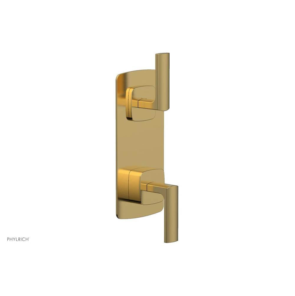 Phylrich - Ts Vlv Trim Radi W/Vol Contrl Or Div, Lever Hdl - Satin Gold