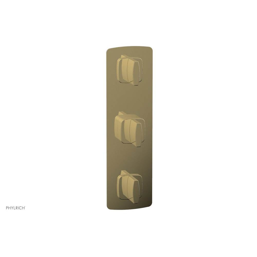 Phylrich - Ts Vlv Trim Radi W/ Two Vol Contrl, Blade Hdl - Polished Brass Uncoated