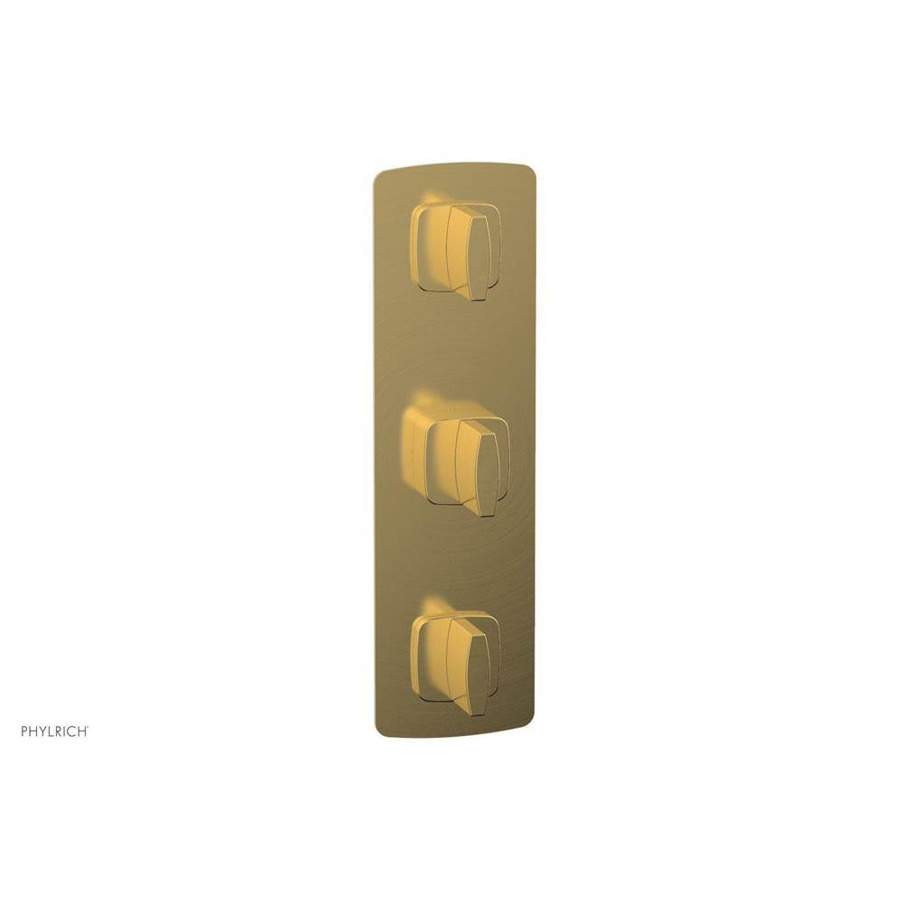 Phylrich - Ts Vlv Trim Radi W/ Two Vol Contrl, Blade Hdl - Satin Gold