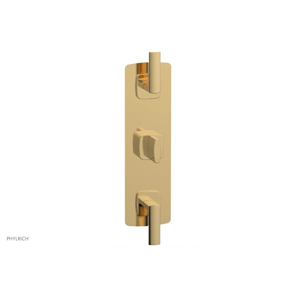 Phylrich - Ts Vlv Trim Radi W/ Two Vol Contrl, Lever Hdl - Polished Nickel