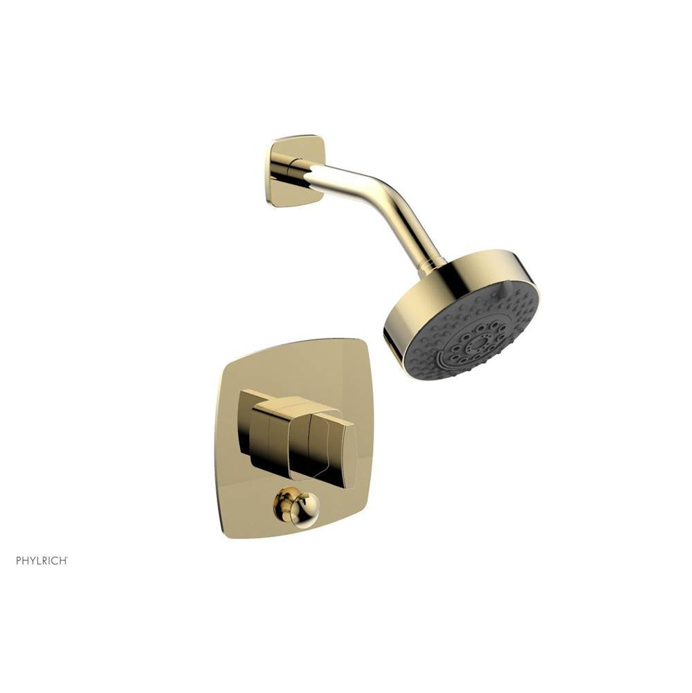 Phylrich - Pb Radi Shwr And Div Set, Blade Handle - Polished Brass Uncoated