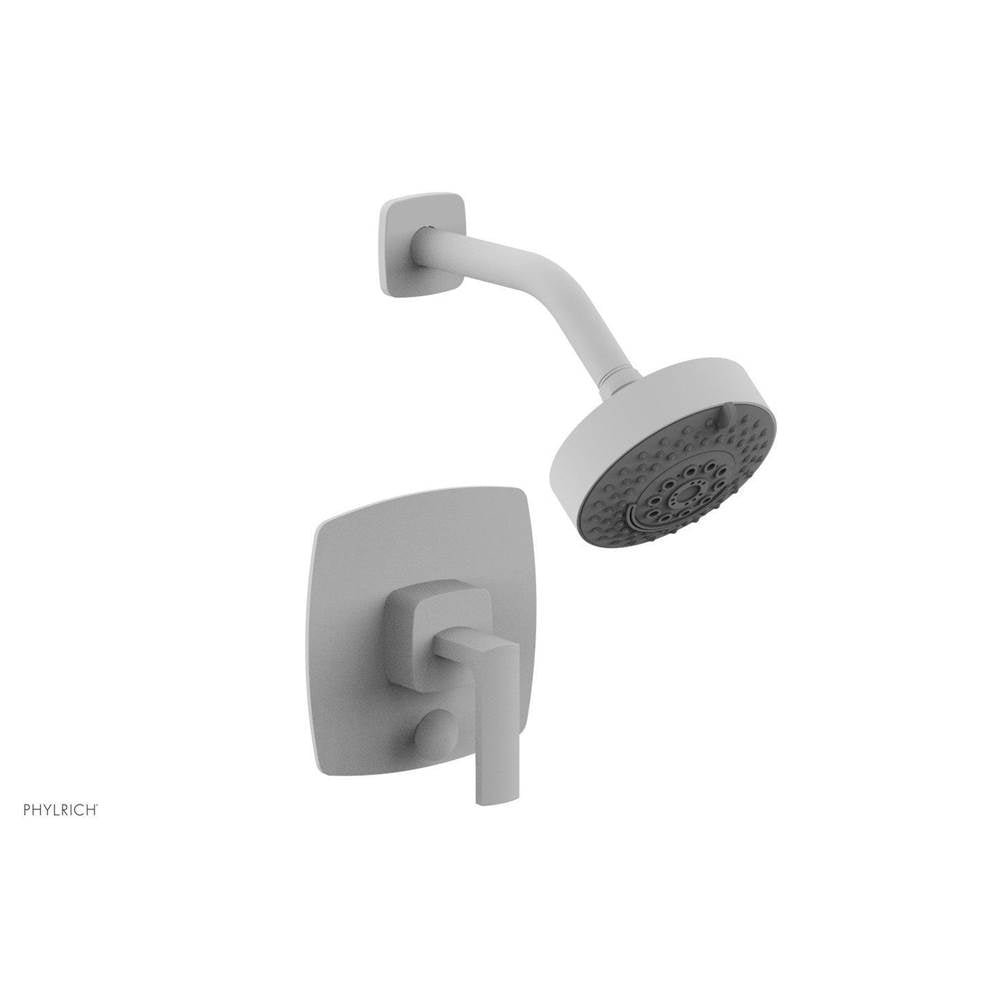 Phylrich - Pb Radi Shwr And Div Set, Lever Handle - Satin White