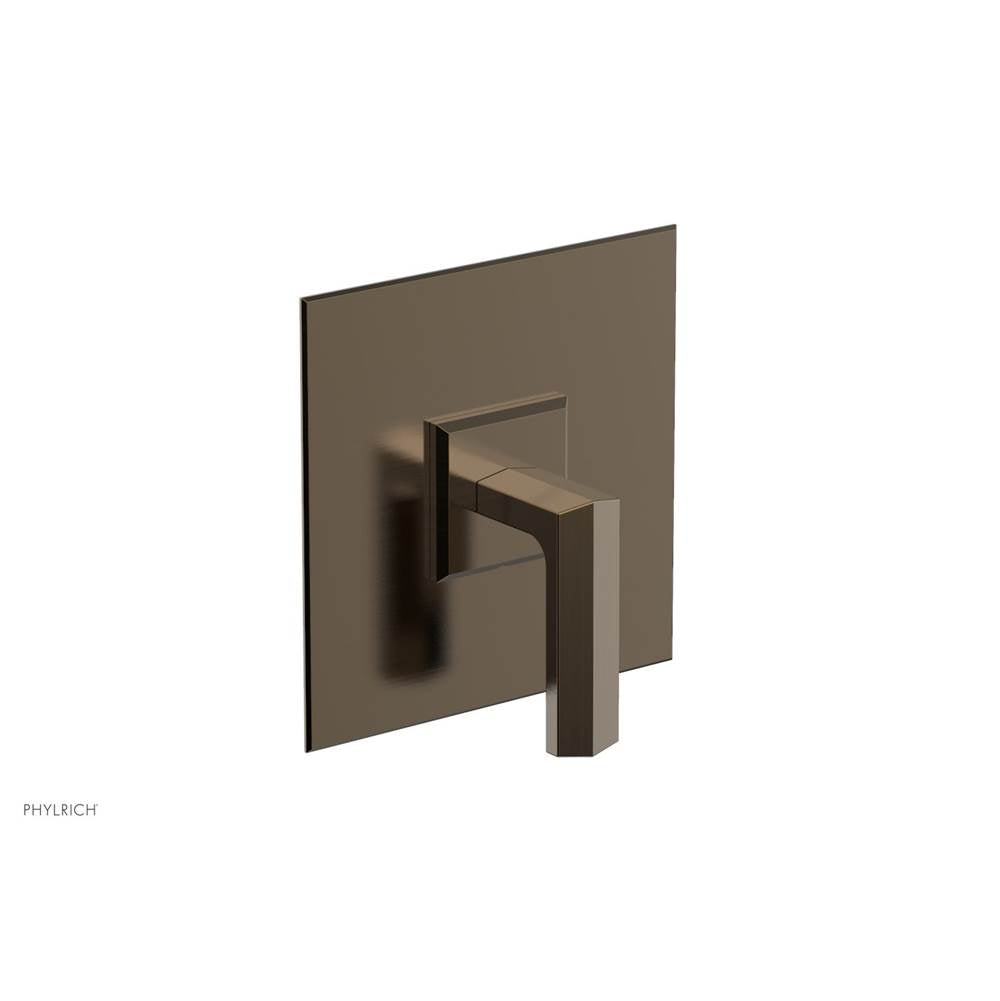 Phylrich - Pb Diama Shwr Plate Trim, Lever Handle - Antique Brass