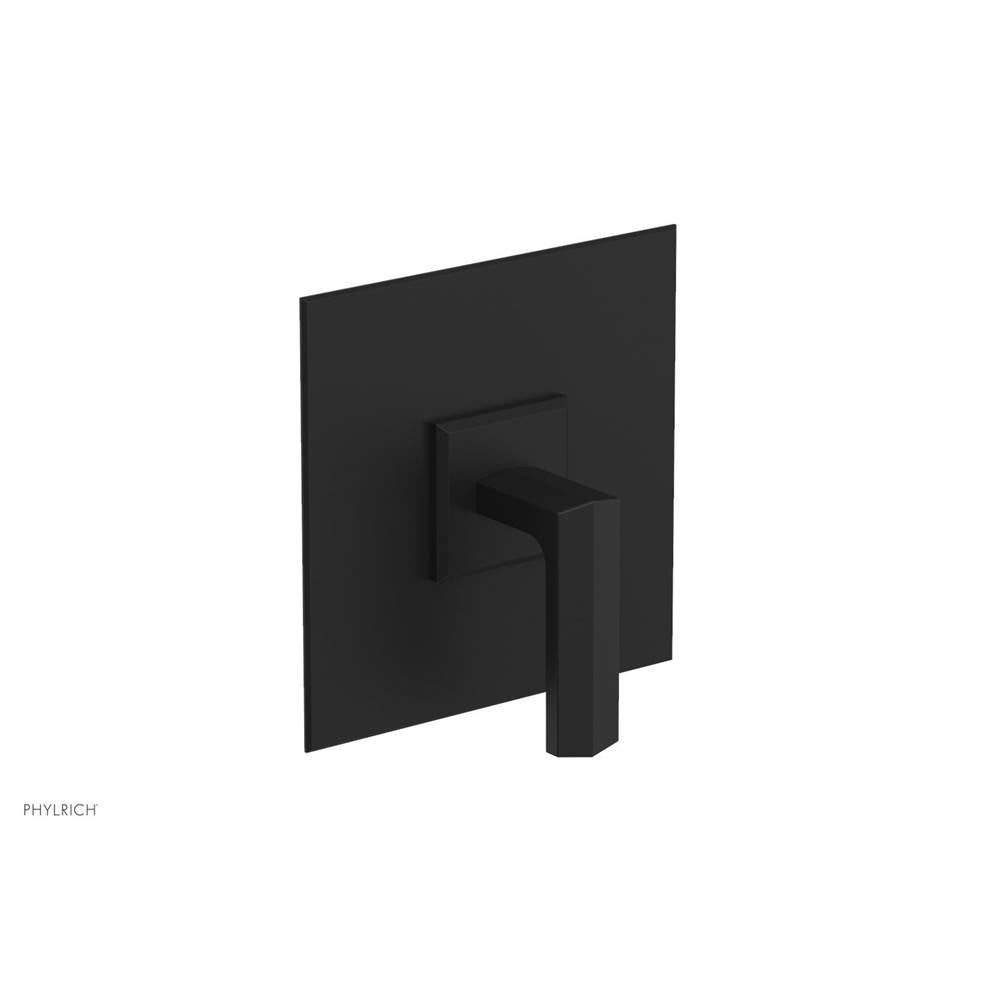 Phylrich - Pb Diama Shwr Plate Trim, Lever Handle - Matte Black