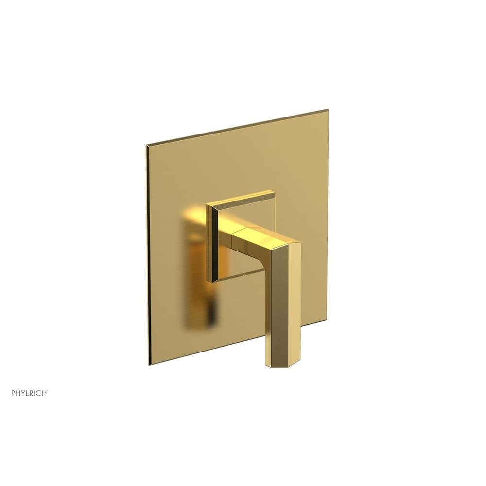 Phylrich - Pb Diama Shwr Plate Trim, Lever Handle - Satin Gold