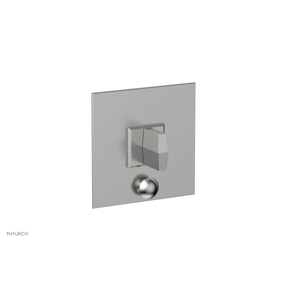 Phylrich - Pb Diama Shwr Plate W/Div, Blade Handle - Satin chrome