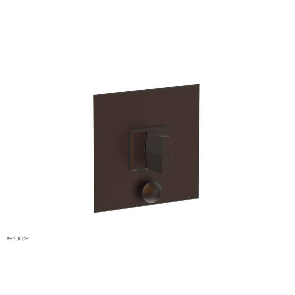 Phylrich - Pb Diama Shwr Plate W/Div, Blade Handle - Oil Rubbed Bronze