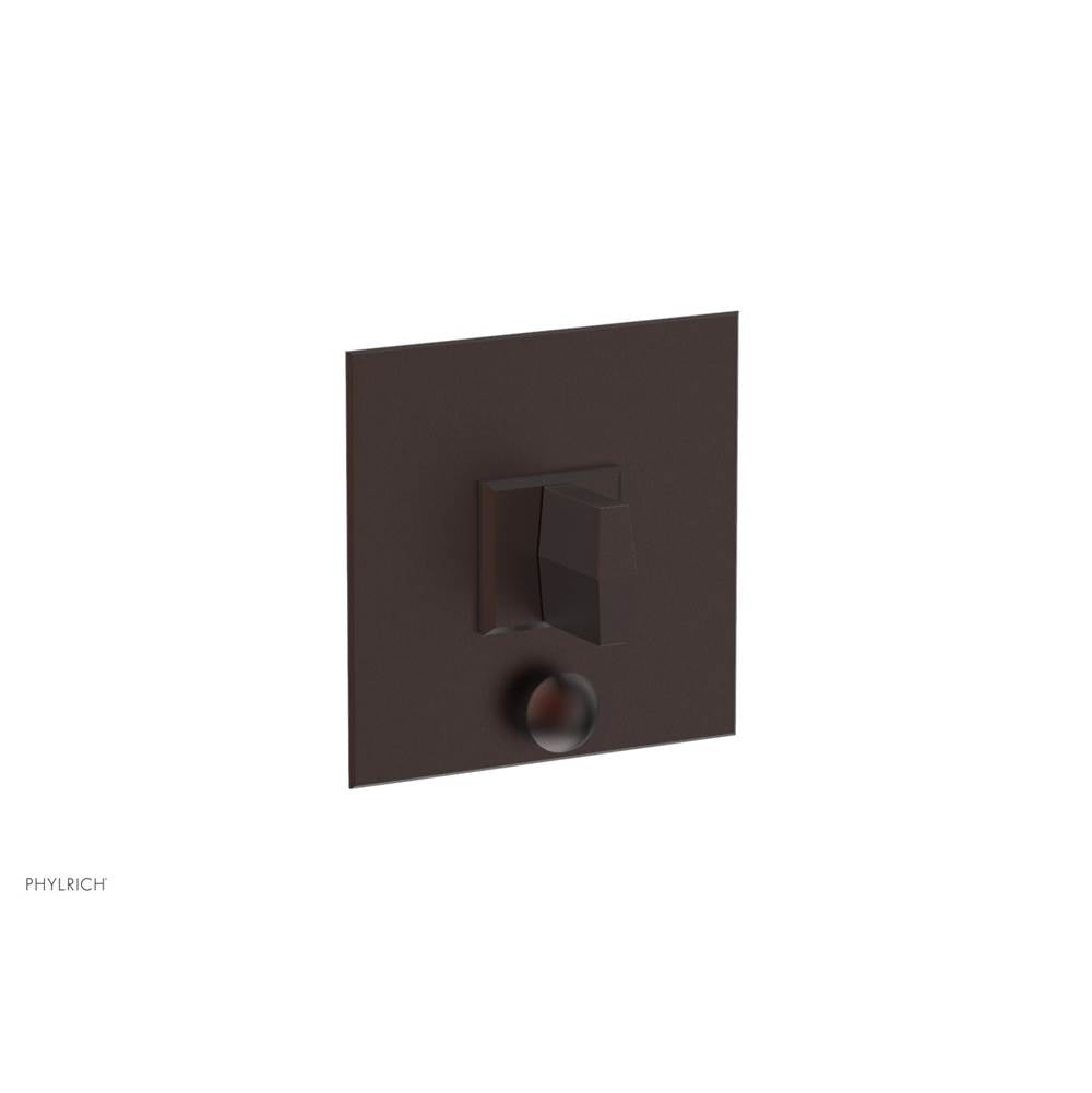 Phylrich - Pb Diama Shwr Plate W/Div, Blade Handle - Weathered Copper