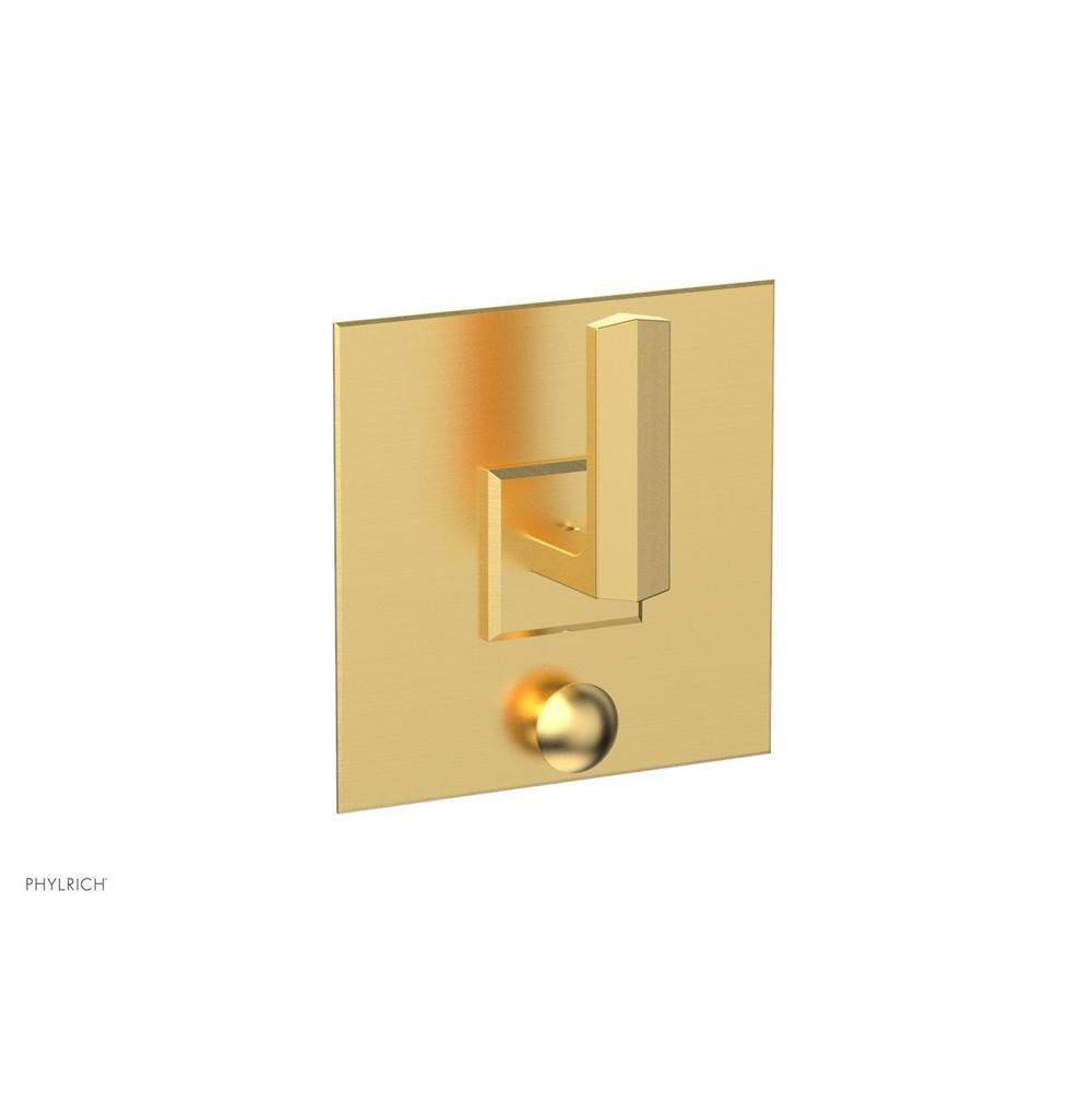 Phylrich - Pb Diama Shwr Plate W/Div, Lever Handle - Burnished Gold