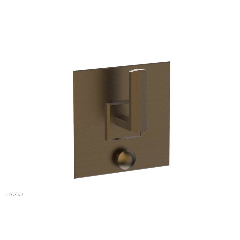 Phylrich - DIAMA Pressure Balance Shower Plate with Diverter and Handle Trim Set 4-562 - Old English Brass