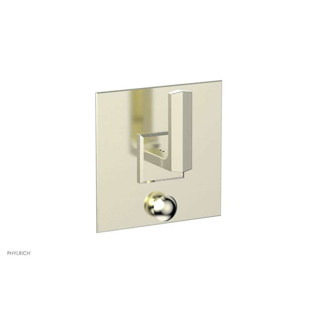 Phylrich - Pb Diama Shwr Plate W/Div, Lever Handle - Satin Nickel
