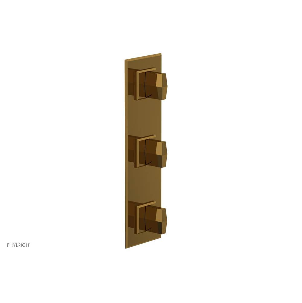 Phylrich - 1/2'' And 3/4'' Diama Therm Shwr To, Blade Handle - French Brass