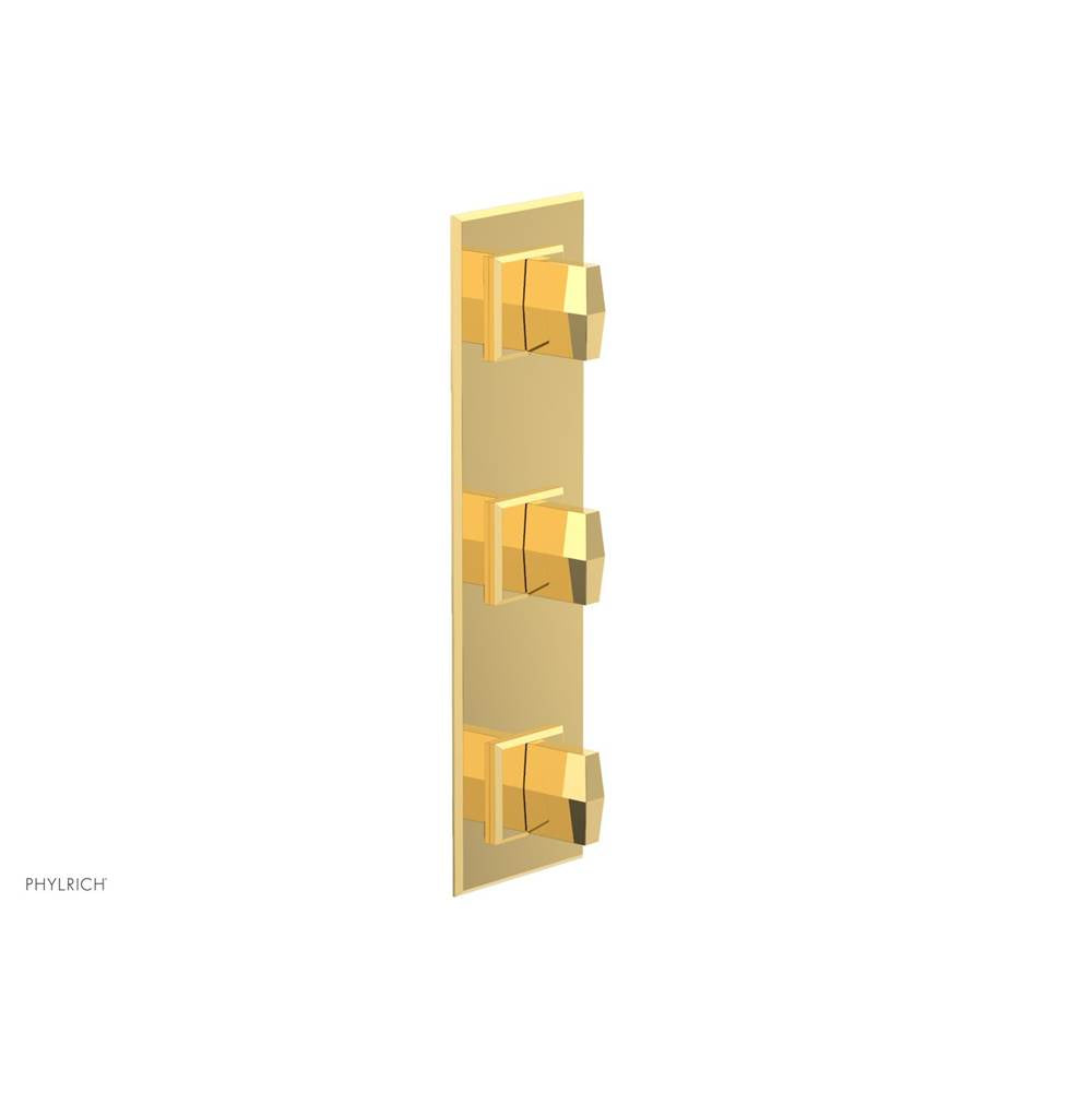 Phylrich - 1/2'' And 3/4'' Diama Therm Shwr To, Blade Handle - Polished Gold