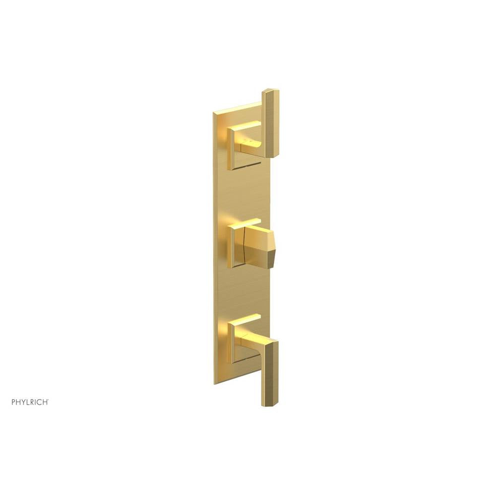 Phylrich - 1/2'' And 3/4'' Diama Therm Shwr To, Lever Handle - Burnished Gold