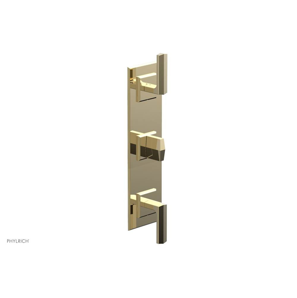 Phylrich - 1/2'' And 3/4'' Diama Therm Shwr To, Lever Handle - Polished Brass Uncoated