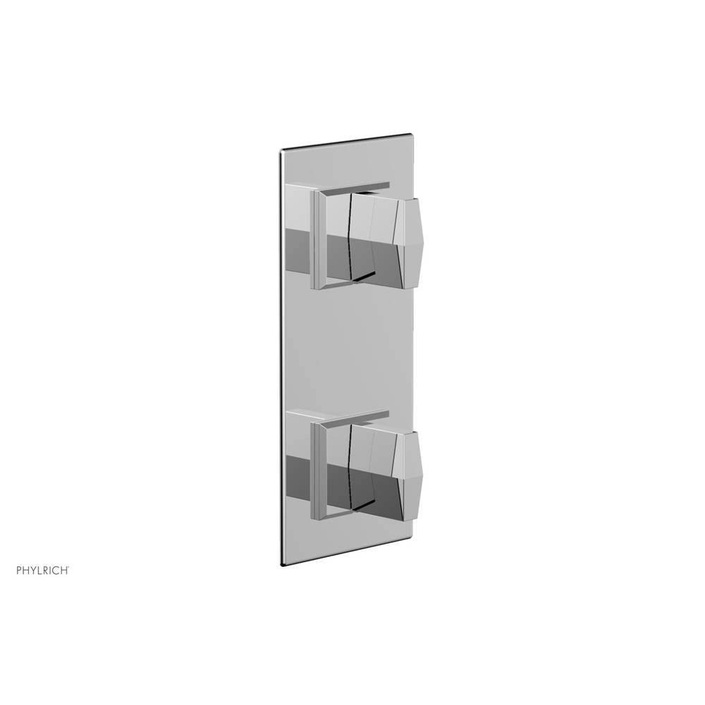 Phylrich - Ts Vlv Trim Diama W/Vol Contrl Or Div, Blade Hdl - Polished Chrome