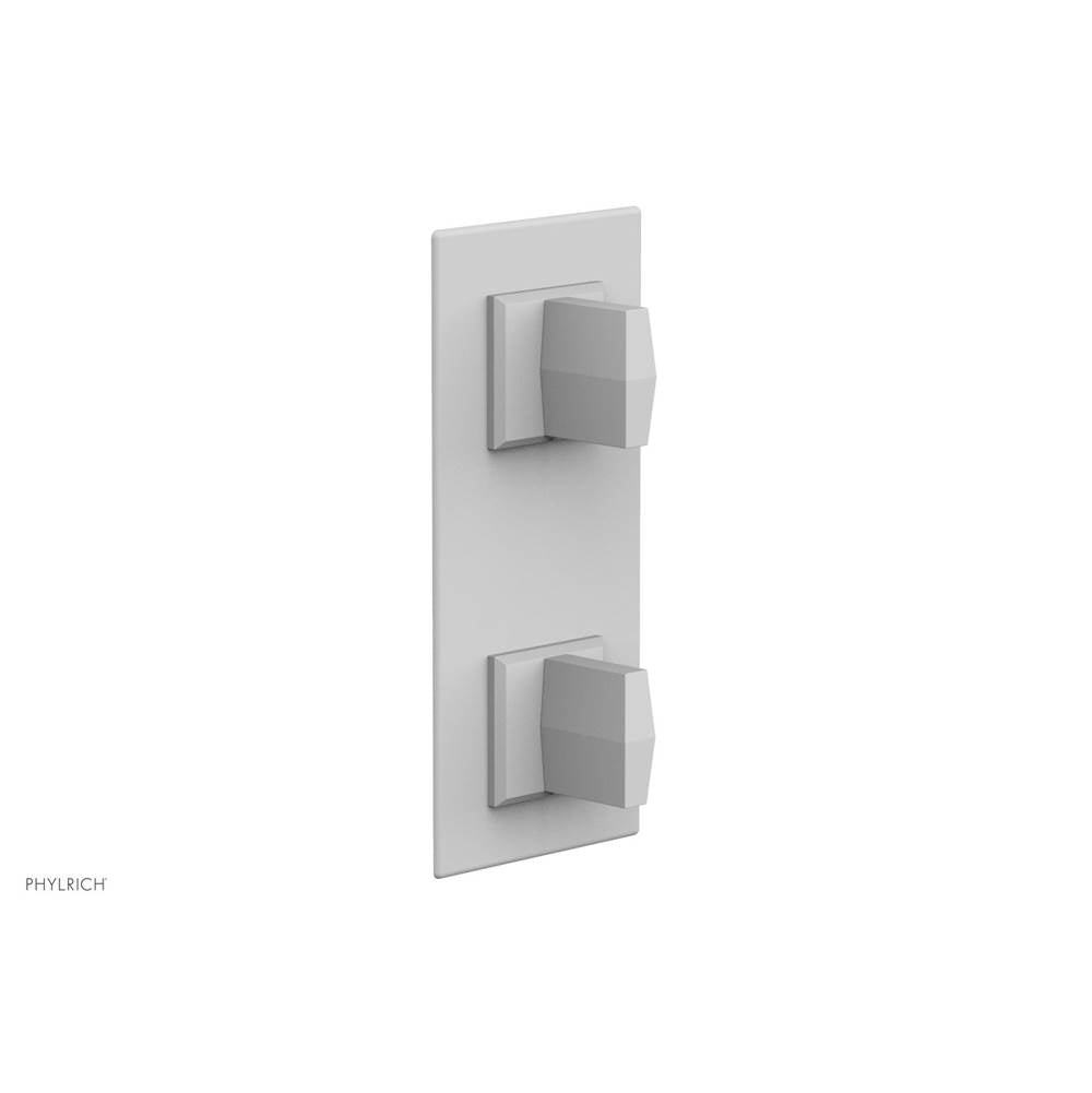Phylrich - Ts Vlv Trim Diama W/Vol Contrl Or Div, Blade Hdl - Satin White