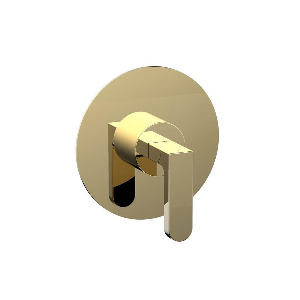 Phylrich - ROND Pressure Balance Shower Plate & Handle Trim 4-571 - Old English Brass