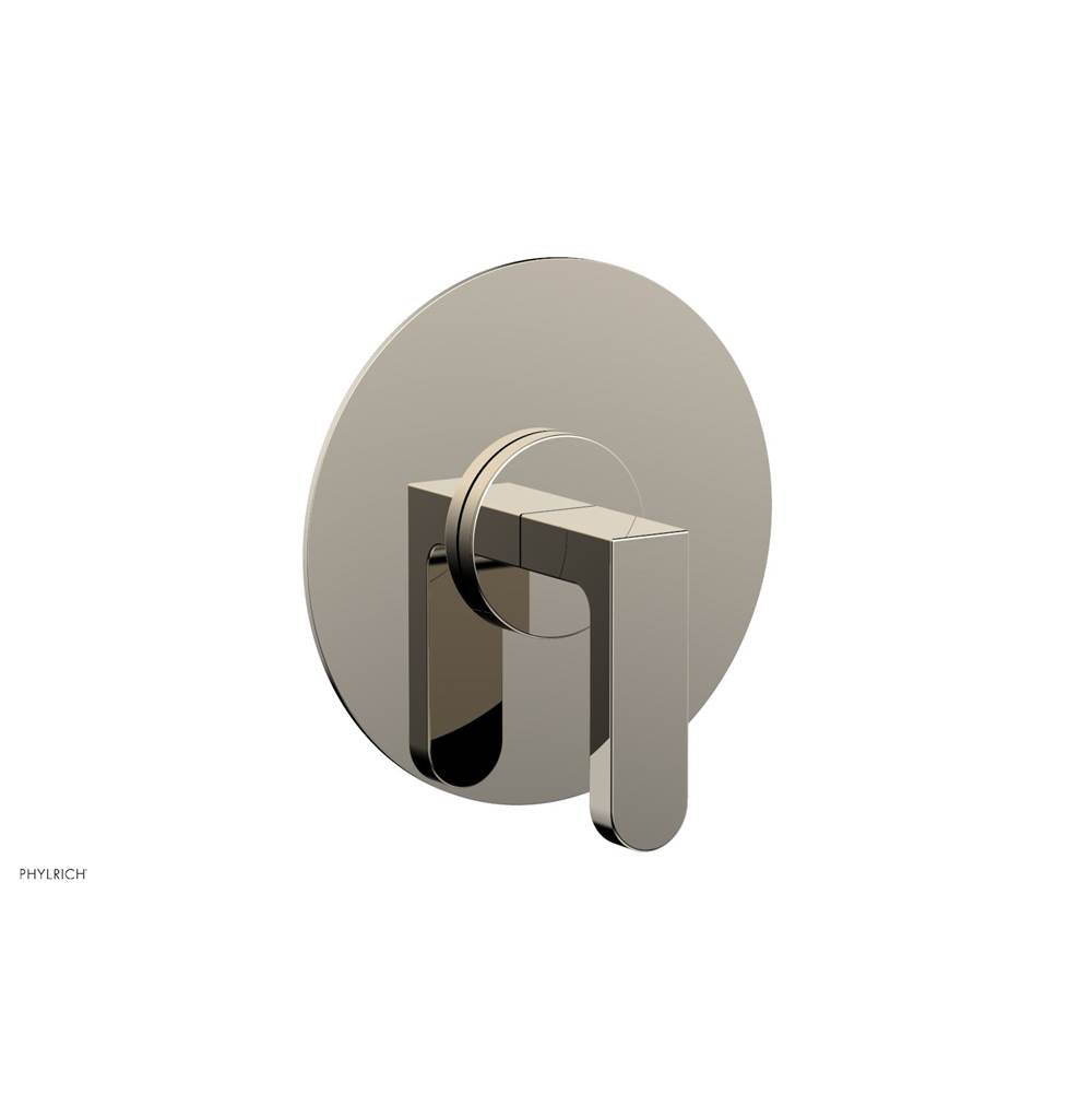 Phylrich - 1/2'' And 3/4'' Rond Therm Shwr To, Lever Handle - Polished Nickel