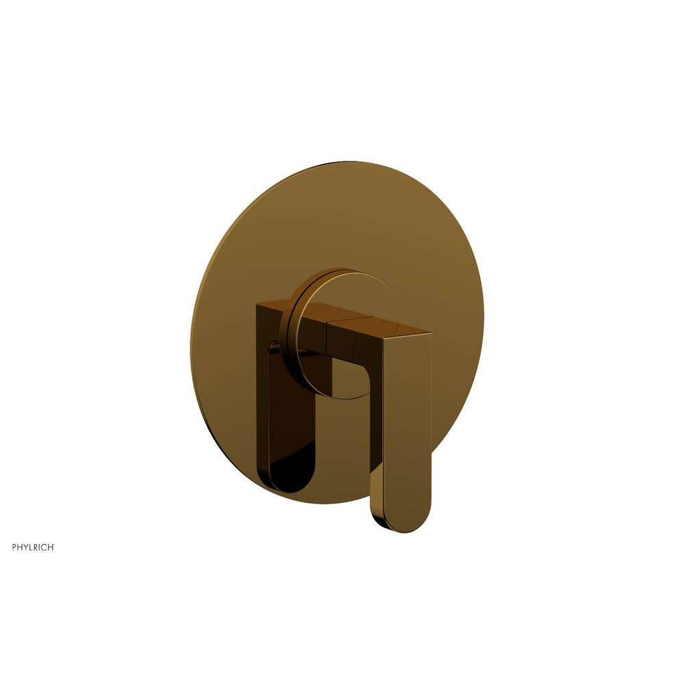 Phylrich - 1/2'' And 3/4'' Rond Therm Shwr To, Lever Handle - French Brass