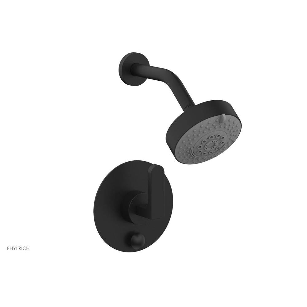 Phylrich - Pb Rond Shwr And Div Set, Lever Handle - Satin Nickel