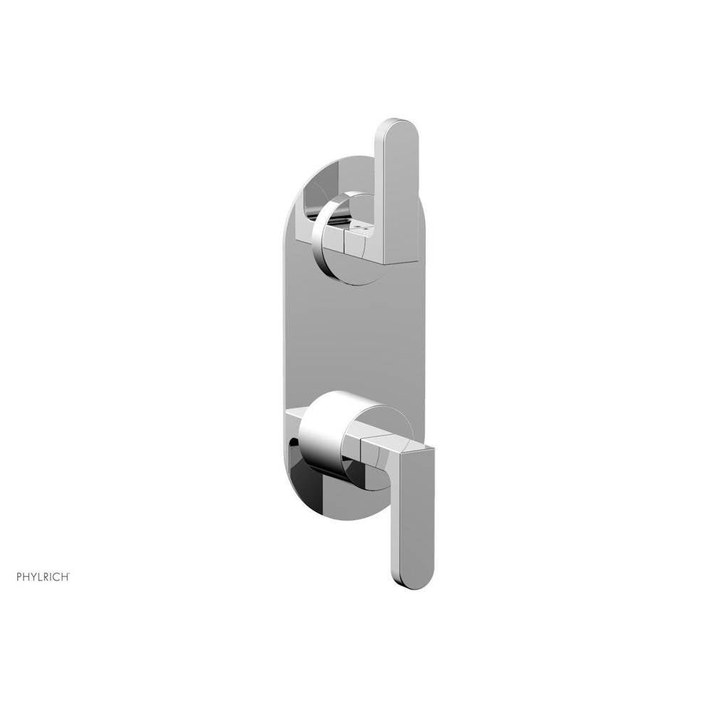 Phylrich - Mini Ts Vlv Trim Rond W/Vol Contrl Or Div, Lever Hdl - Satin Brass