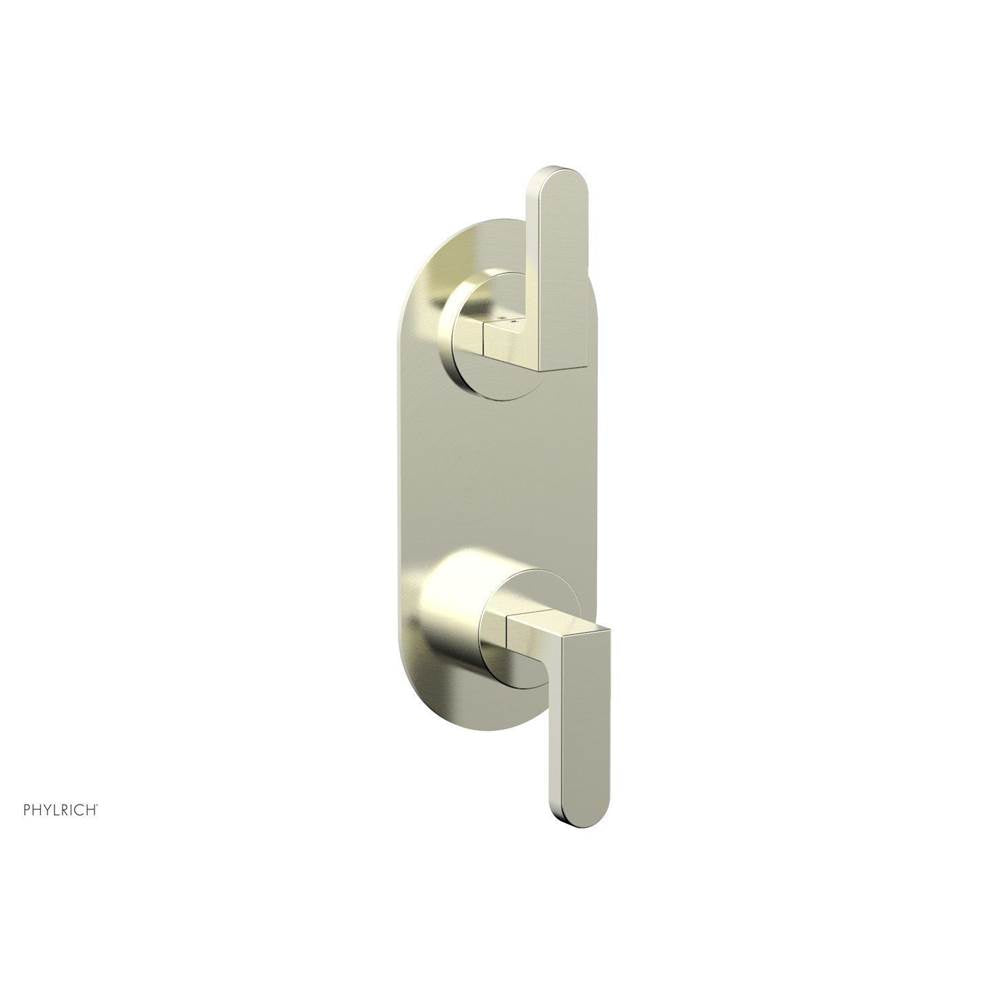 Phylrich - Mini Ts Vlv Trim Rond W/Vol Contrl Or Div, Lever Hdl - Satin Nickel