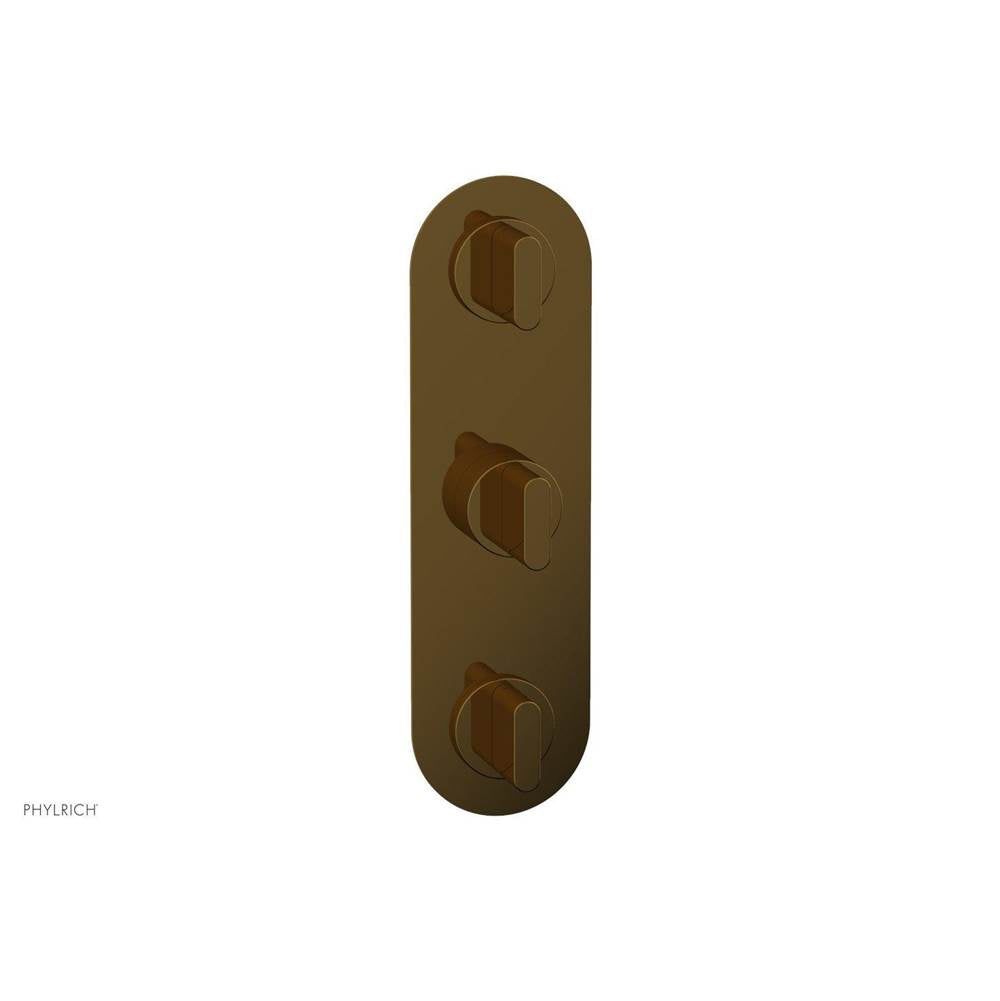 Phylrich - 1/2'' And 3/4'' Rond Therm Shwr To, Blade Handle - Polished Gold