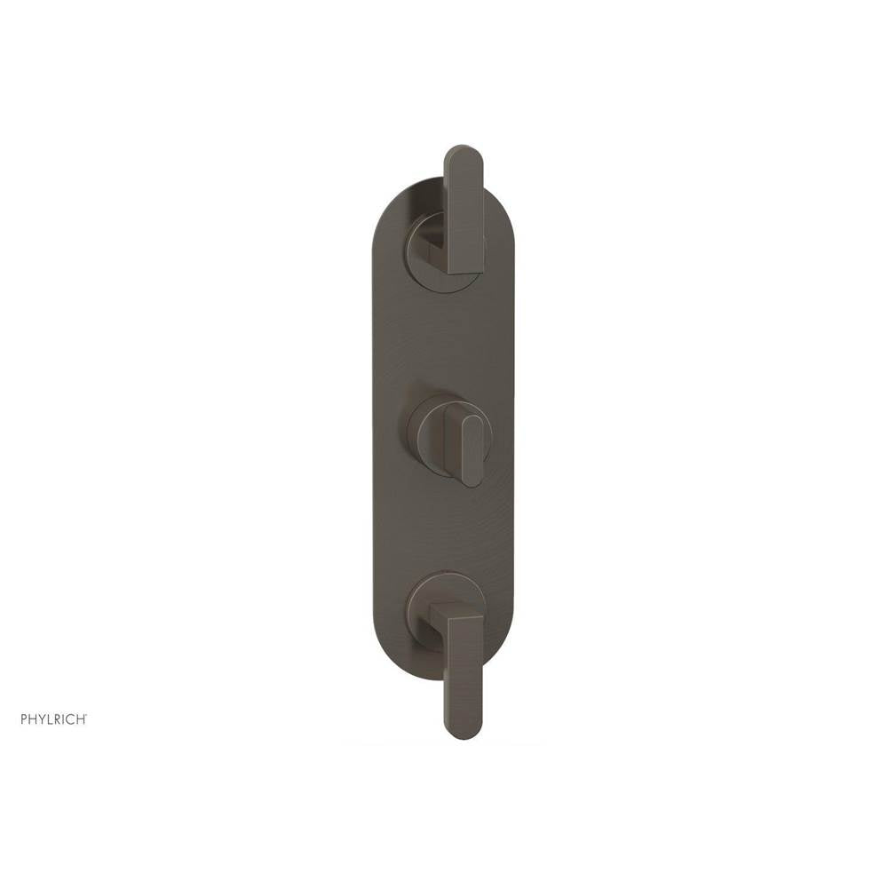 Phylrich - 1/2'' And 3/4'' Rond Therm Shwr To, Lever Handle - Pewter