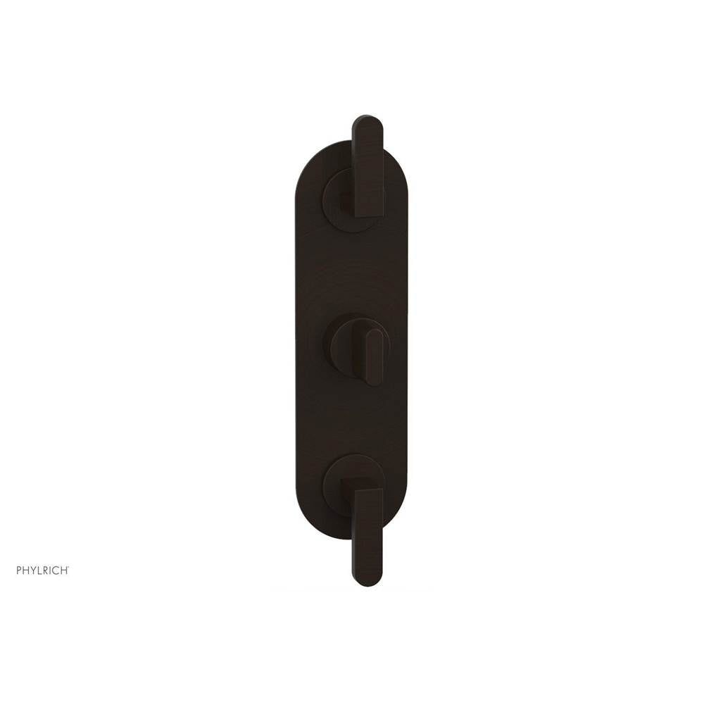 Phylrich - 1/2'' And 3/4'' Rond Therm Shwr To, Lever Handle - Antique Bronze
