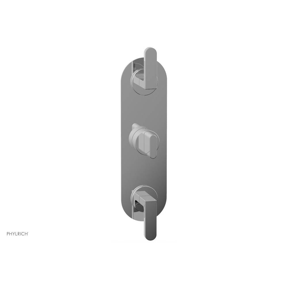 Phylrich - 1/2'' And 3/4'' Rond Therm Shwr To, Lever Handle - Satin Brass