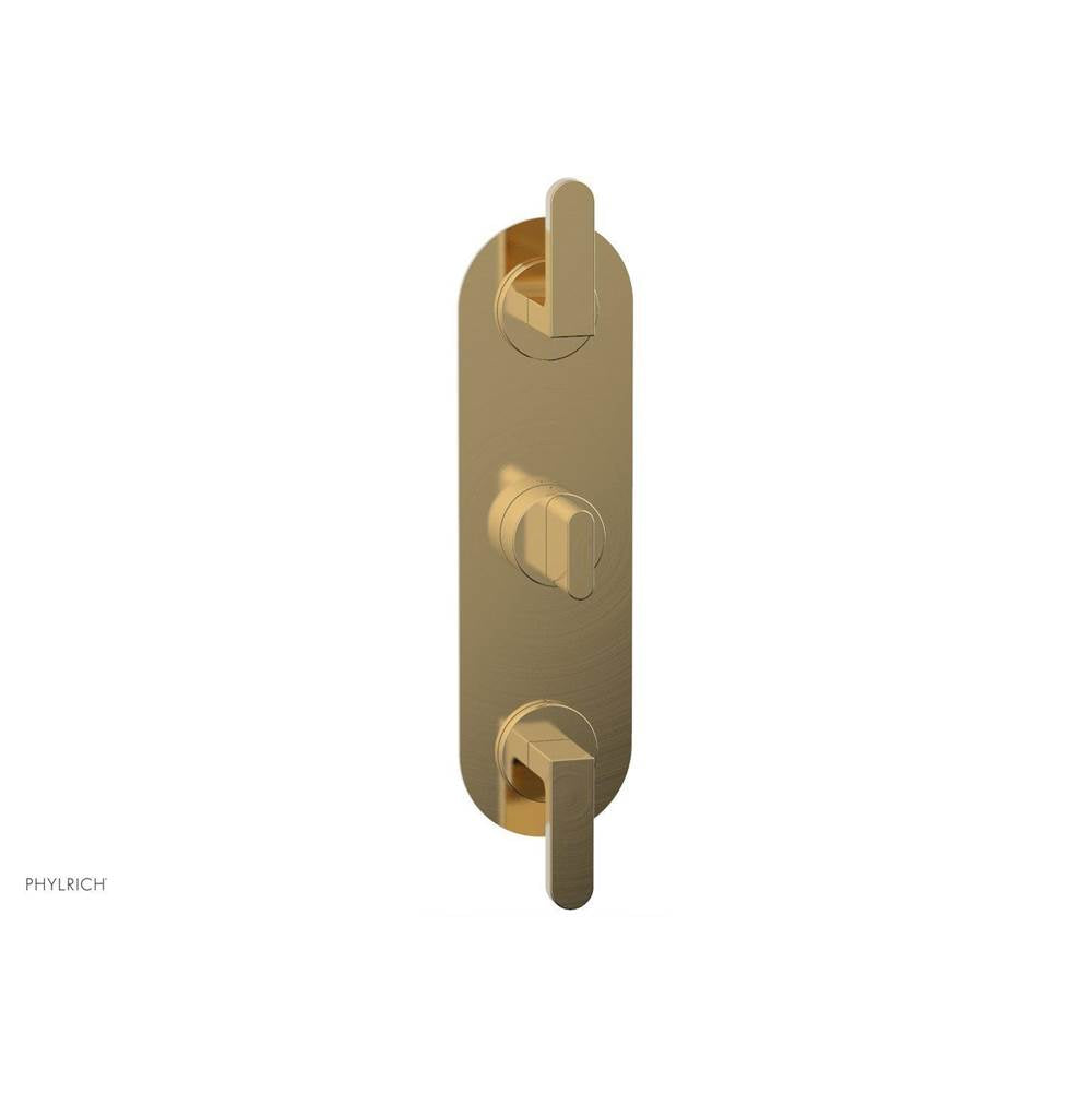 Phylrich - 1/2'' And 3/4'' Rond Therm Shwr To, Lever Handle - Polished Chrome