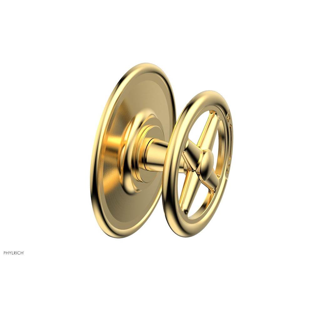Phylrich - Pb Works Shwr Plate Trim, Cross Handle - Satin Gold