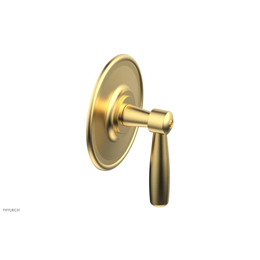 Phylrich - Pb Works Shwr Plate Trim, Lever Handle - Burnished Gold