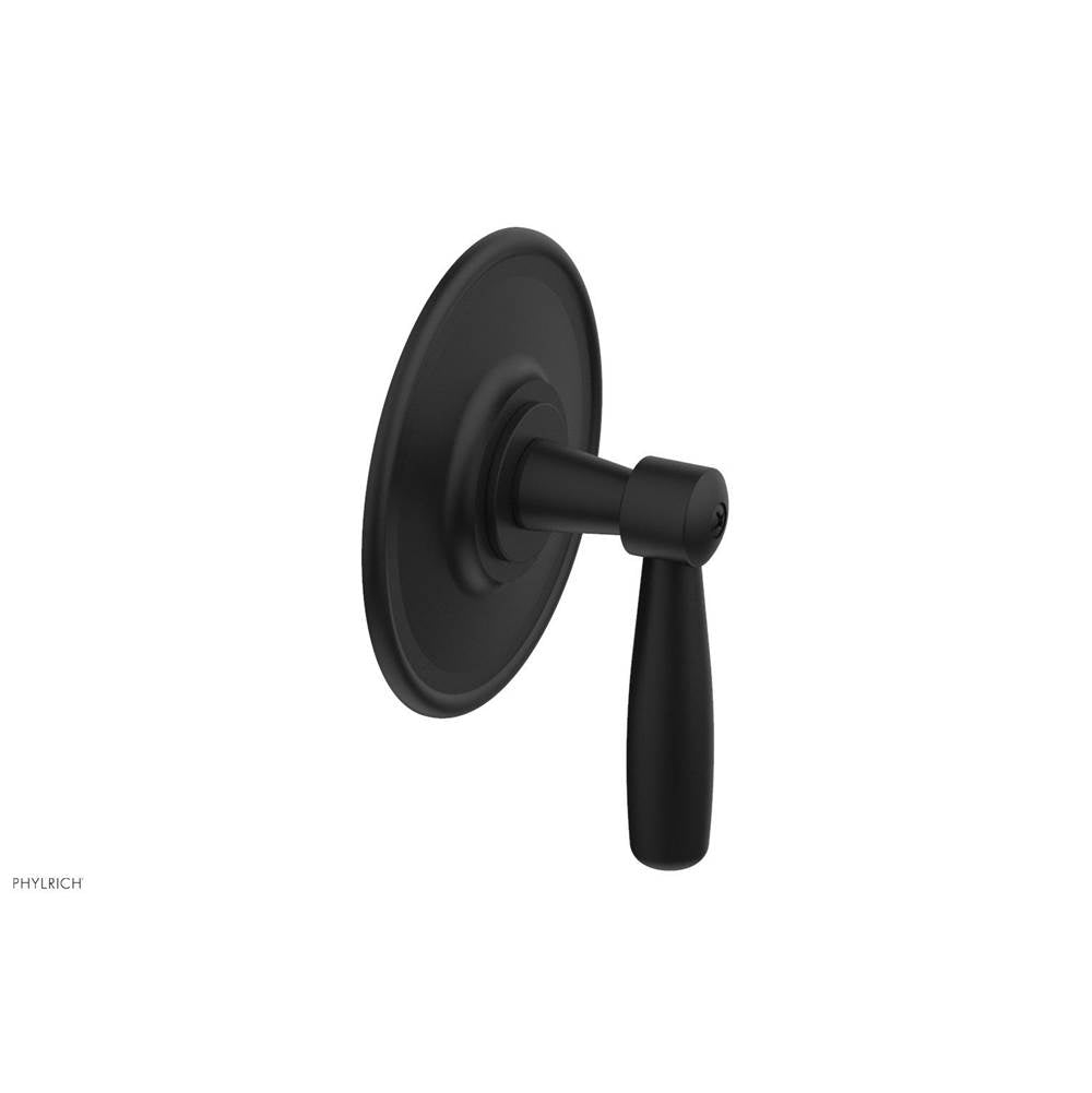 Phylrich - Pb Works Shwr Plate Trim, Lever Handle - Matte Black