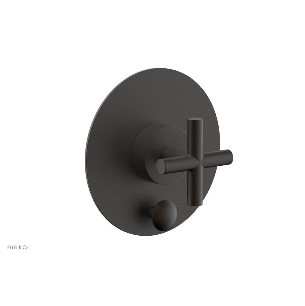 Phylrich - Pb Shower Plate W Div Set Cross Hdl Trim - Oil Rubbed Bronze