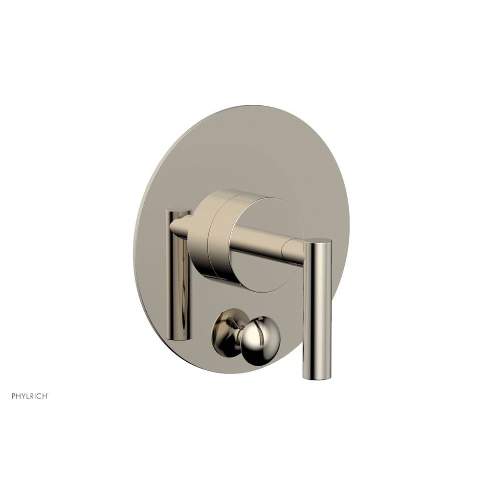 Phylrich - Pb Shower Plate W Div Set Lever Hdl Trim - Polished Nickel