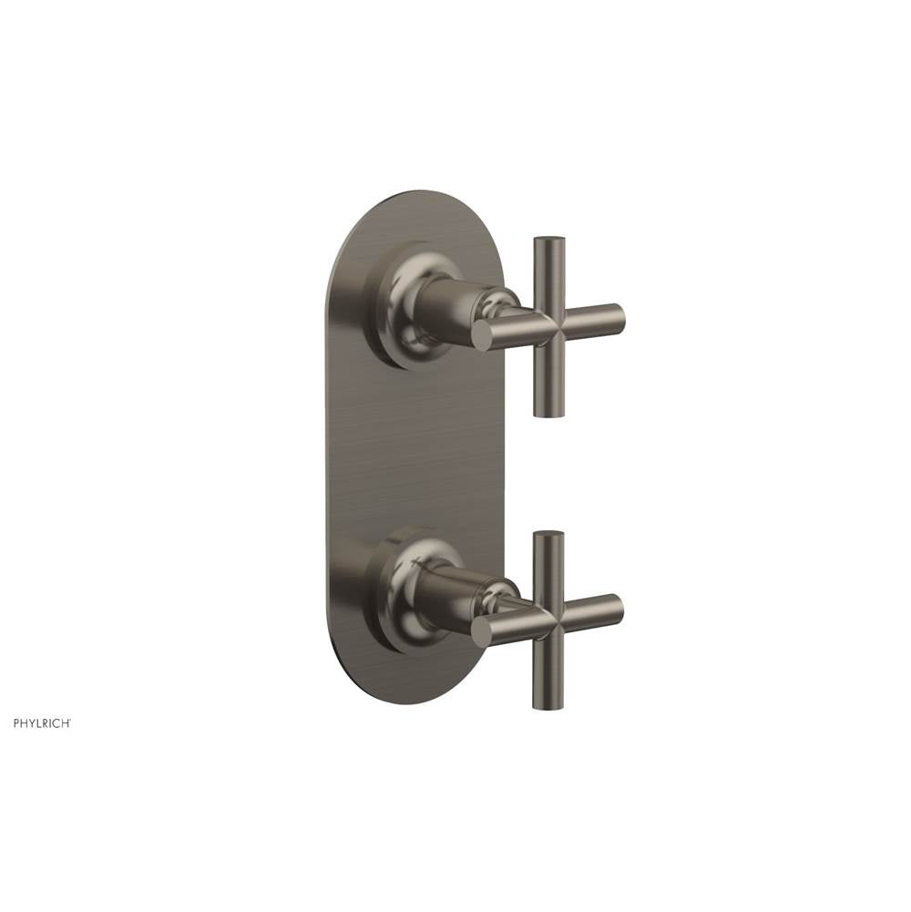 Phylrich - 2 Cross Handle Trim Kit (Ts & Bp) - Pewter