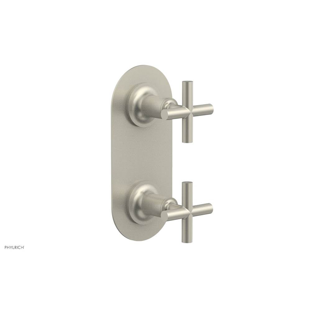 Phylrich - 2 Cross Handle Trim Kit (Ts & Bp) - Burnished Nickel