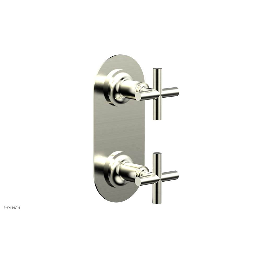 Phylrich - 2 Cross Handle Trim Kit (Ts & Bp) - Satin Nickel