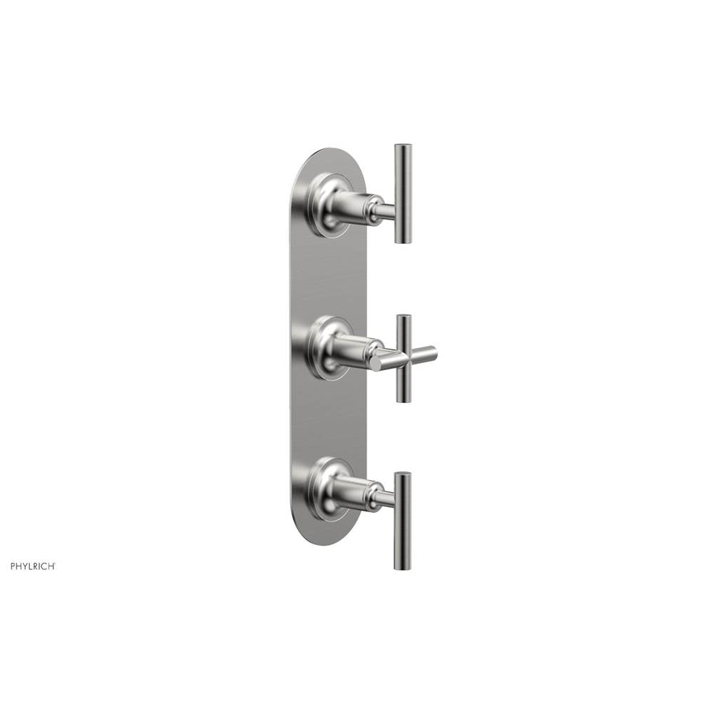Phylrich - 4 Lever Handle 1/2 & 3/4 Ts Trim Kit - Satin chrome