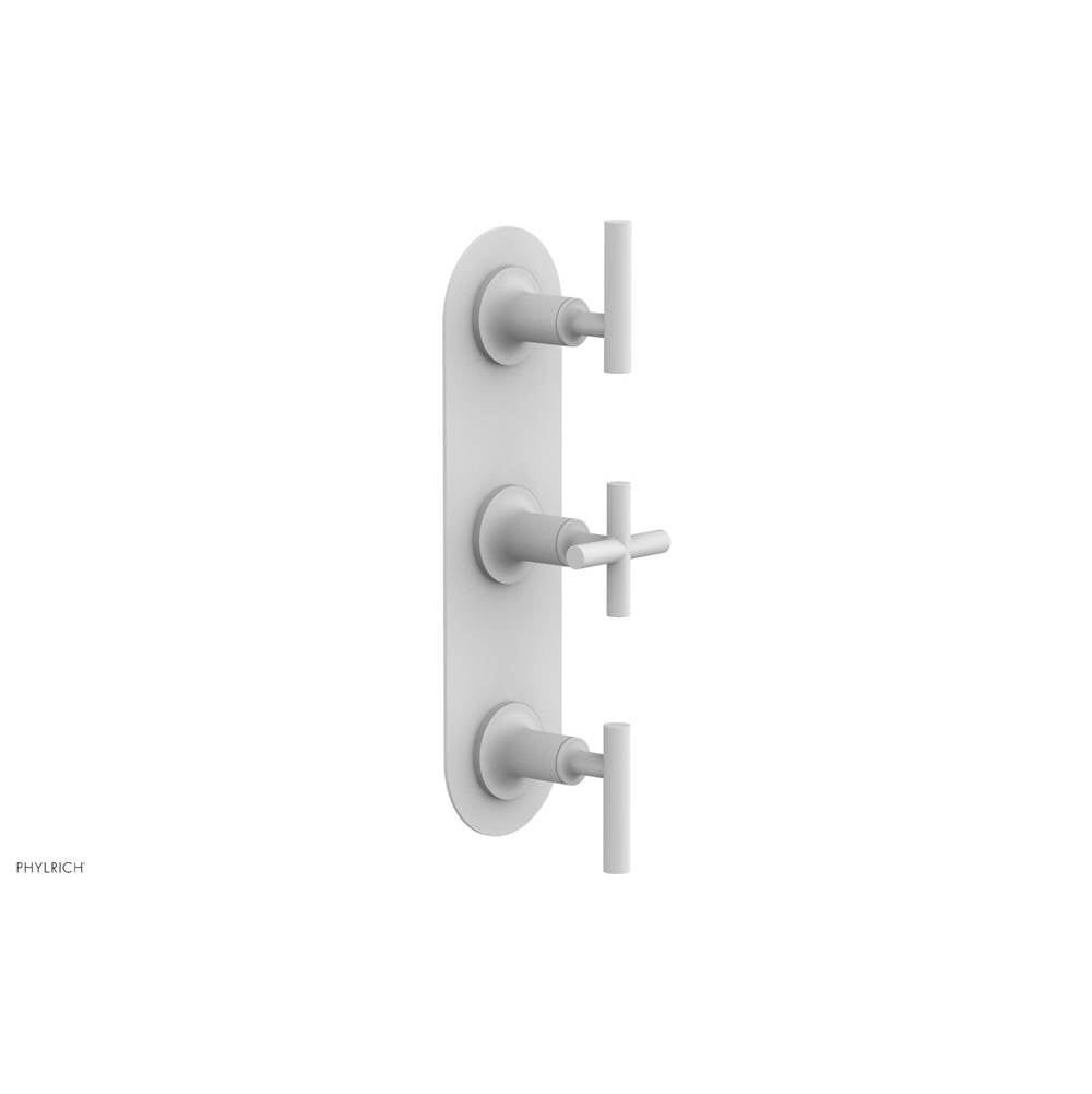 Phylrich - 4 Lever Handle 1/2 & 3/4 Ts Trim Kit - Satin White