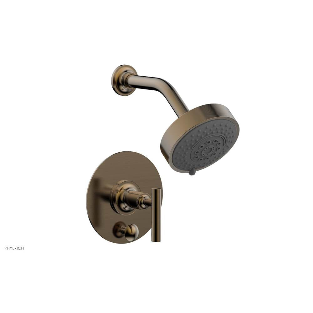 Phylrich - Pb Shower And Div Set Lever Handle Less Spt - Antique Brass