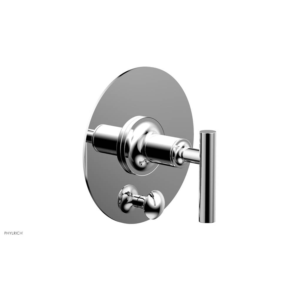 Phylrich - Pb Shower Plate W Div Set Lever Hdl Trim - Polished Chrome