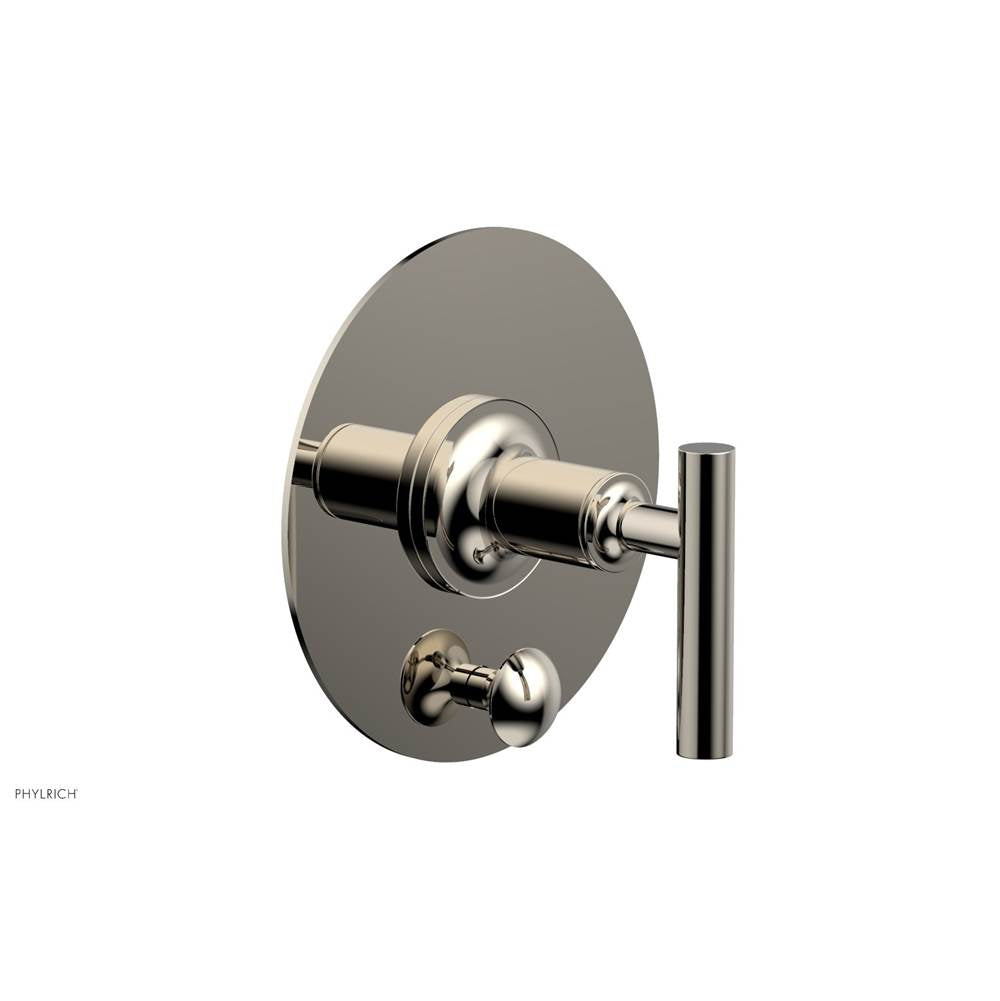 Phylrich - Pb Shower Plate W Div Set Lever Hdl Trim - Polished Nickel